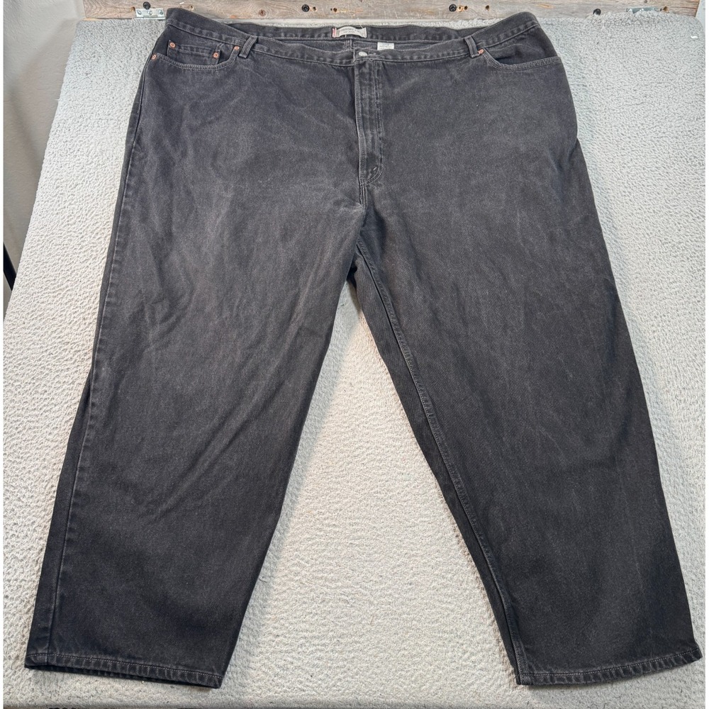 Vintage Levi's 560 Jeans Men's‎ 58x29 Black Denim Comfort Fit Made In USA Y2K